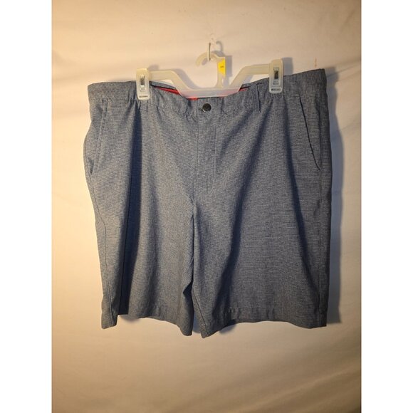 George Casual Mens Walking Shorts Size 38 Waist Blue Gray - Picture 1 of 2
